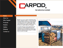 Tablet Screenshot of carpodrack.com